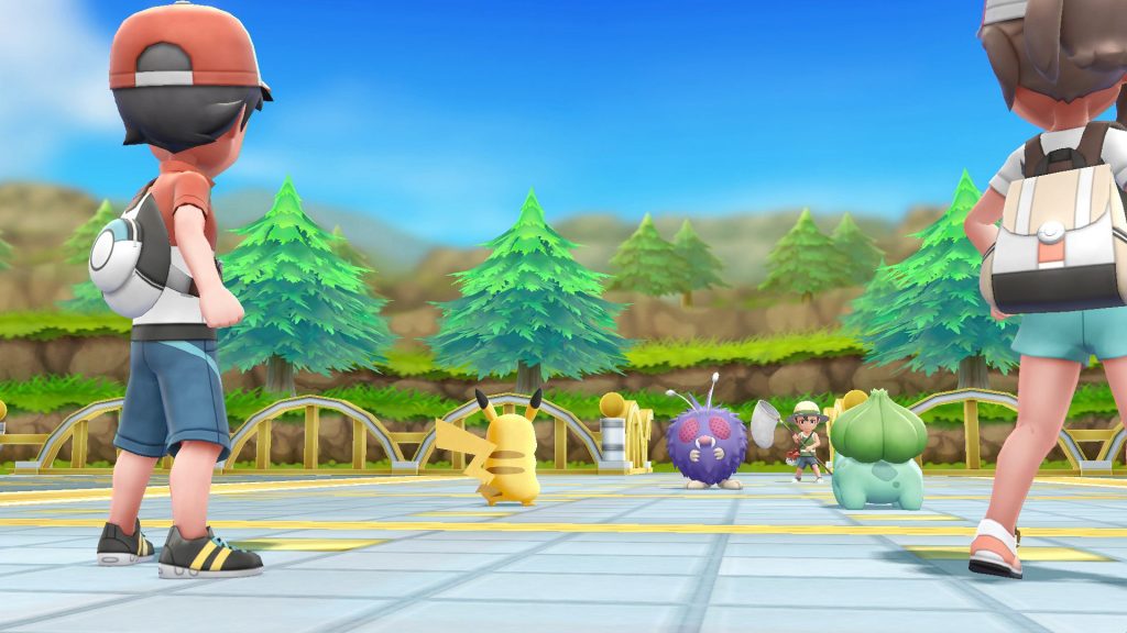 Pokemon Let's Go battle screenshot